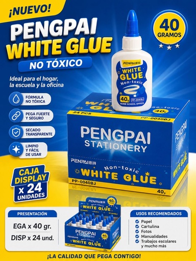 [PP-0040BJ]  EGA ECONOMICA PENPAI X 40GR * 24UND