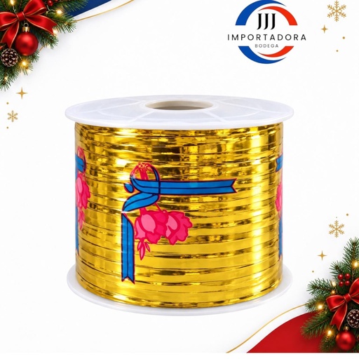 [JJJ260299] ALAMBRE PLASTIFICADO 100MT DORADO