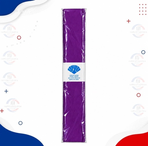 [JJJ260794] PAPEL CREPE MORADO ECO X10und
