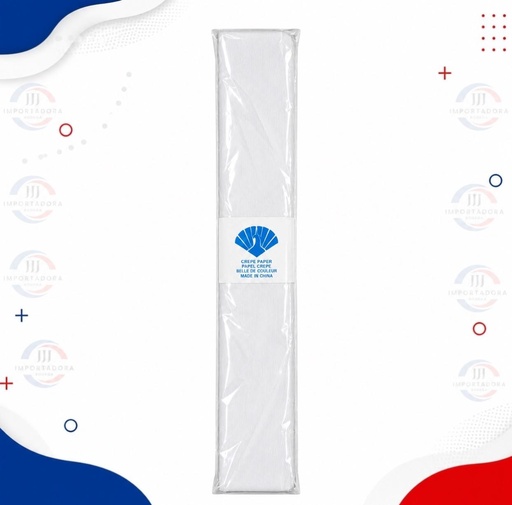 [JJJ260802] PAPEL CREPE BLANCO ECO X10und