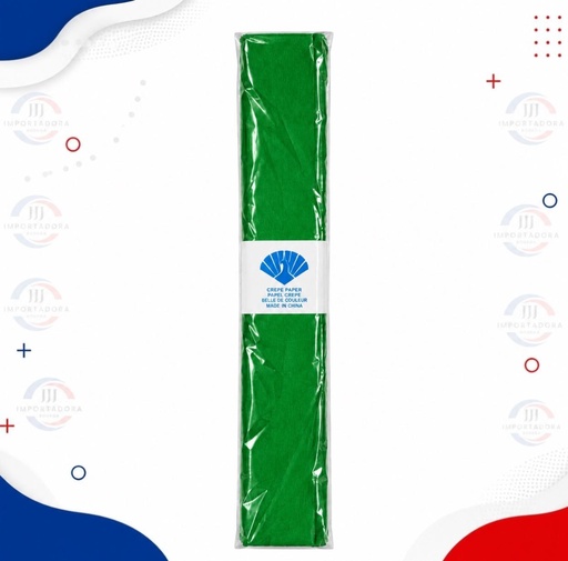 [JJJ260803] PAPEL CREPE VERDE OSCURO ECO X10und