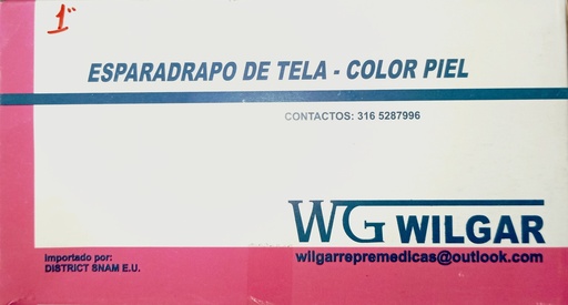 WILGAR ESPARADRAPO 1M CAJA x12und
