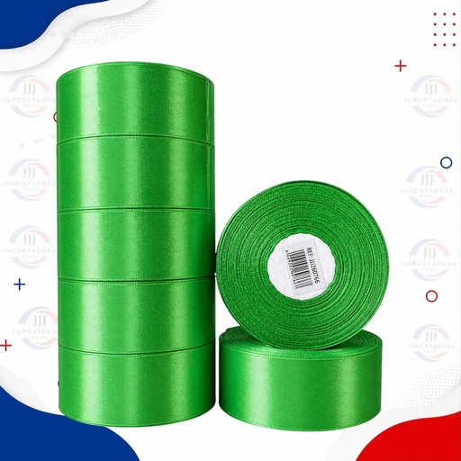 [JJJ260766] CINTA TELA 4" ANCHA VERDE LIMON