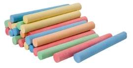 TIZA ESCOLAR COLORES X10und