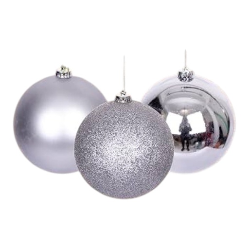 [JJJ251128] BOLA # 25CM PLATEADO