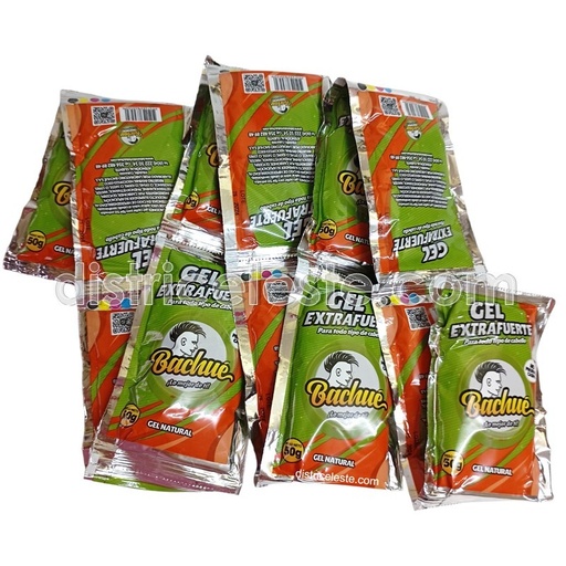 BACHUE GEL X50gr PAQUETE X12und