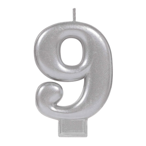 [JJJ253035] VELA PASTEL PLATA # 9