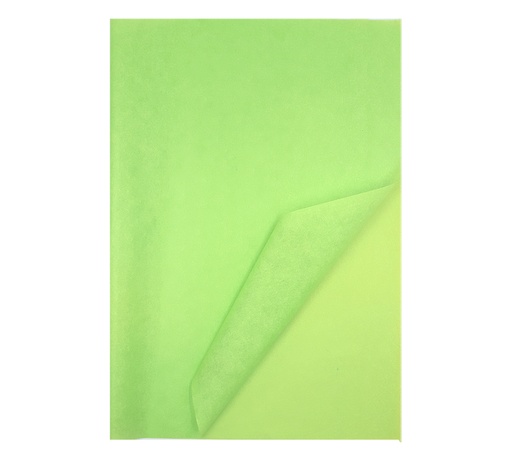 PAPEL SEDA PLIEGO PQ X20und VERDE CLARO