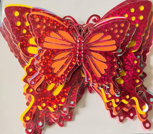 [JJJ0411] MARIPOSA ROJA