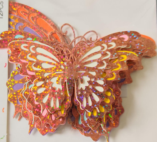 [JJJ0411] MARIPOSA PALO ROSA