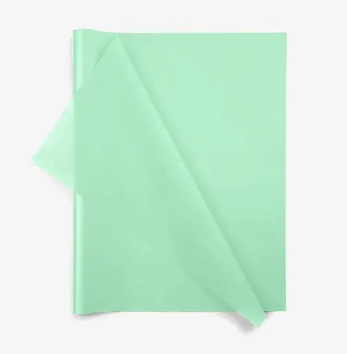 PAPEL SEDA PLIEGO PQ X20und VERDE PASTEL
