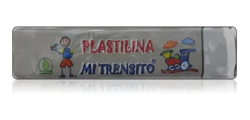 PLASTILINA BARRA MI TRENSITO X55G (GRIS)