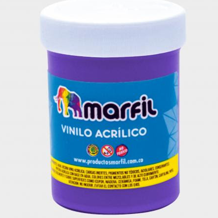 MARFIL VINILO ACRILICO MORADO X80G