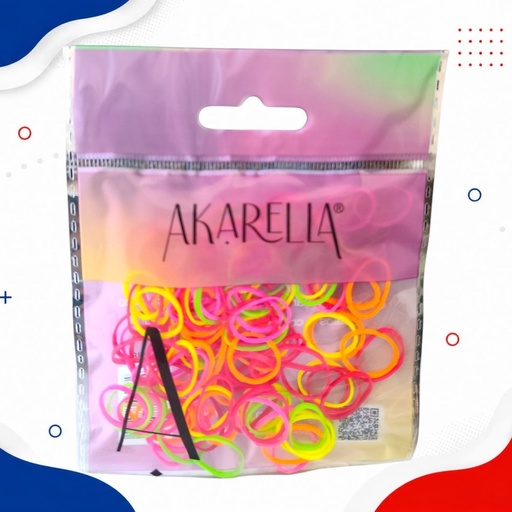 AKARELLA CAUCHO FLUORESCENTE x12und