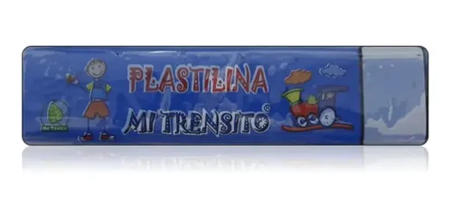 PLASTILINA BARRA MI TRENSITO X55G (AZUL OSCURO)
