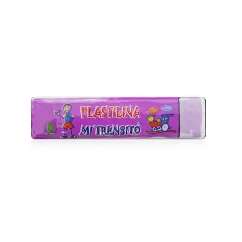 PLASTILINA BARRA MI TRENSITO X55G (MORADO)