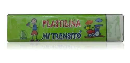 PLASTILINA BARRA MI TRENSITO X55G (VERDE CLARO)