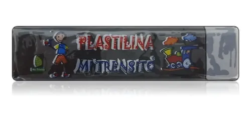 PLASTILINA BARRA MI TRENSITO X55G (NEGRO)