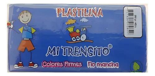 PLASTILINA PAN MI TRENSITO X180G (AZUL OSCURO)