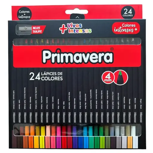 PRIMAVERA COLORES BLACK 4mm x24und