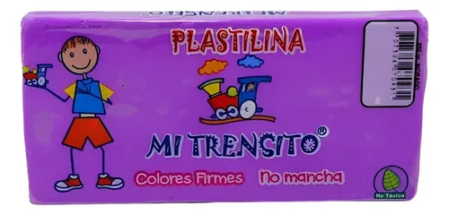 PLASTILINA PAN MI TRENSITO X180G (MORADO)