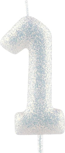 [JJJ253210] VELA NUMERO BLANCO 1