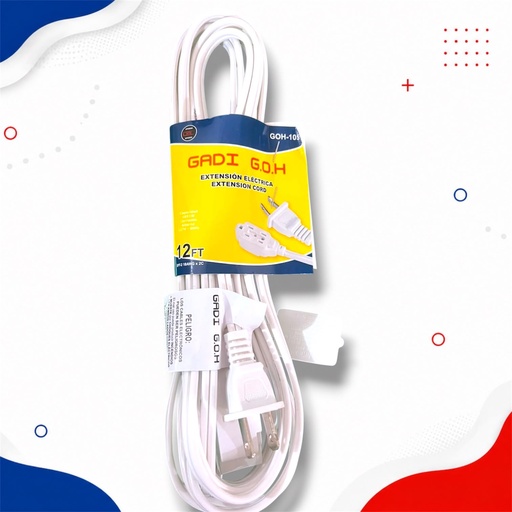[GOH-105] GOH EXTENSION ELECTRICA BLANCA 12ft