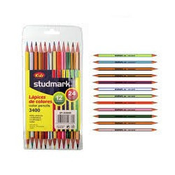 [ST-03400] STUDMARK COLOR DOBLE PUNTA x12/24