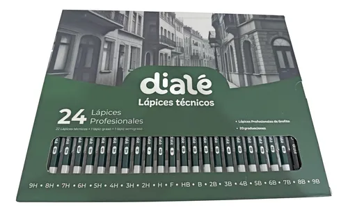 [JJJ0685] DIALE LAPIZ PROFESIONAL REFERENCIADO CAJA X24 und