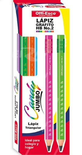 [OE-160] OFFI-ESCO LAPIZ CANDY JUMBO X12und 