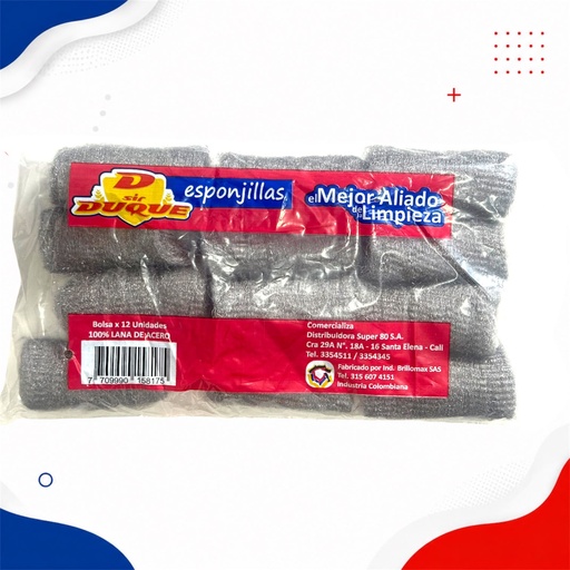  ESPONJA DE BRILLO X12und