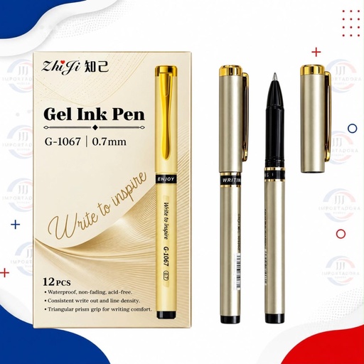 [JJJ0950/JJJ260444] LAPICERO DE LUJO DORADO ZHI JI G-1067