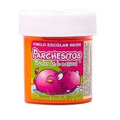 PARCHESITOS VINILO NARANJA X82G