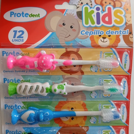 CEPILLO TIRA NIÑOS CON PROTECTOR X12und