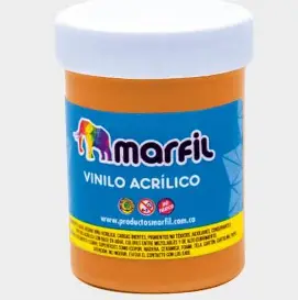 MARFIL VINILO ACRILICO NARANJA X80G  