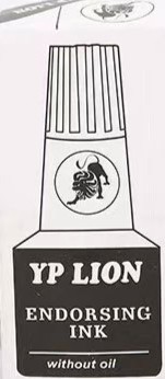 YP LION TINTA PARA SELLO NEGRO