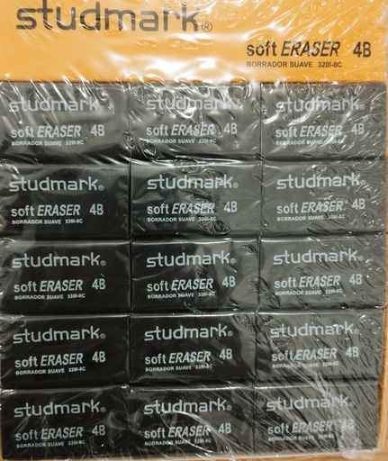 [JJJ1043] STUDMARK BORRADOR NEGRO 4B X30 UND 
