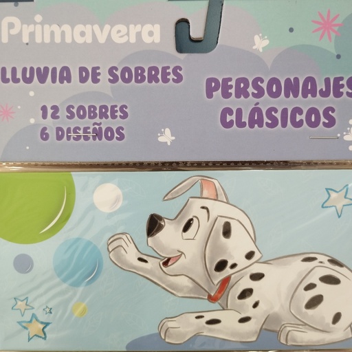 PRIMAVERA LLUVIA DE SOBRES DISNEY CLASICOS X12und