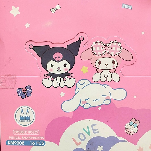 [JJJ1075] SACAPUNTAS DEPOSITO GOMA KUROMI