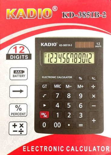 [JJJ251400] KADIO CALCULADORA KD-3851B-2