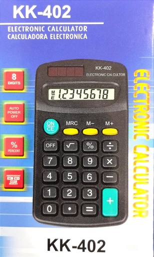 [JJJ251399] CALCULADORA PEQUEÑA KK-402