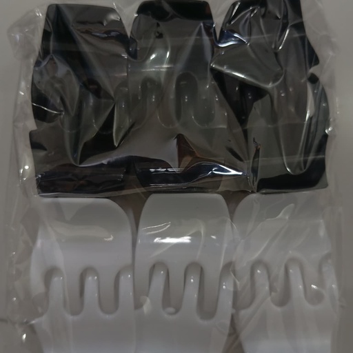 CAIMAN TRES PATAS BLANCO Y NEGRO X12und