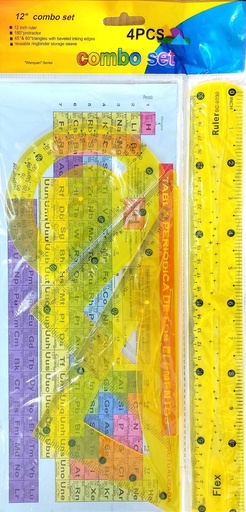 [JJJ0999] JUEGO GEOMETRICO FLEXIBLE + TABLA PERIODICA