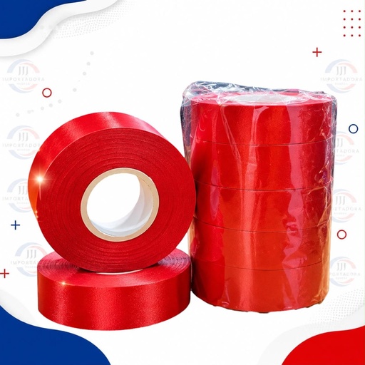 [JJJ0832/JJJ260628] CINTA PAPEL 2.5CM*50Y ROJO 