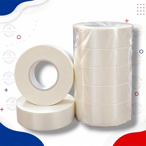 [JJJ260635] CINTA PAPEL 2.5CM*50Y BLANCA BRILLANTE 
