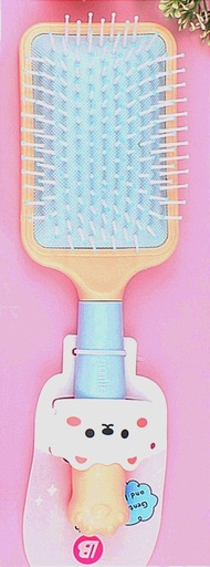 [JJJ1017] CEPILLO PARA CABELLO CUADRADO PASTEL 