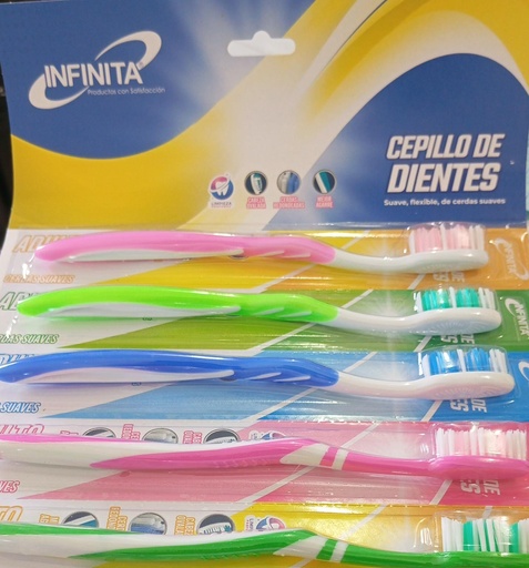 INFINITA CEPILLO ADULTO TIRA x12und