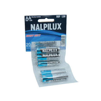 NALPILUX PILA TIRA AA X10PARES 