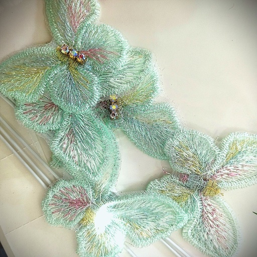 [JJJ253114] TOPPER TORTA MARIPOSA VERDE