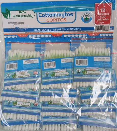 COTTOMMYTOS RISTRA COPITOS PQ12 X20und
